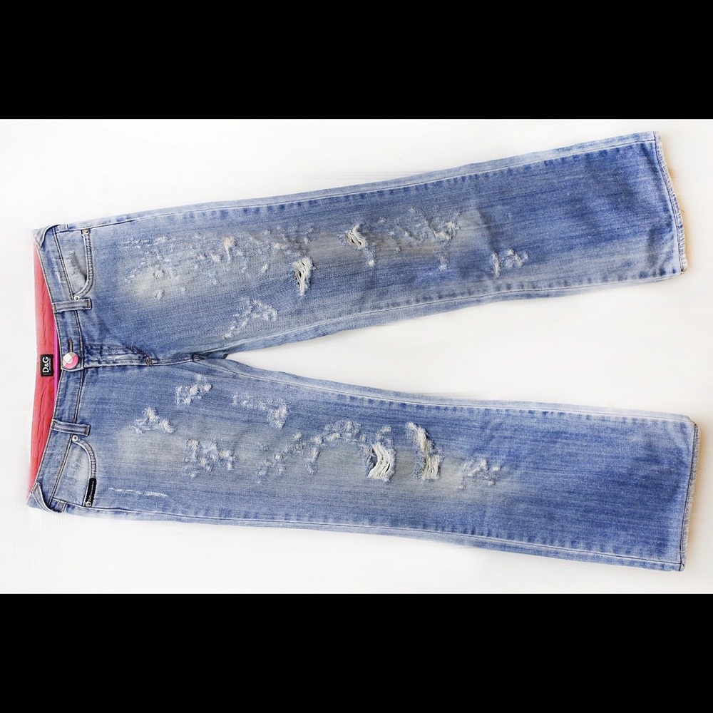 Dolce Gabbana Ittiere Distressed Jeans for Women